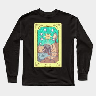 The Star Tarot Cat Long Sleeve T-Shirt